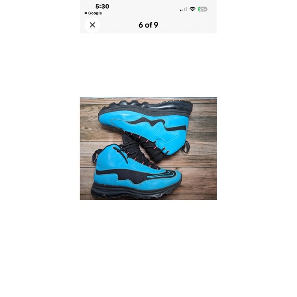 Nike Air Max Griffey Fury South Beach Turquoise Black Pk  511309-416 Mens sz 9.5 - Picture 5 of 7